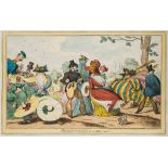 Cruikshank (George) - Monstrosities of Fashion 1816-1826,  the set of 8 hand-coloured etchings,