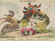 ** -. Rowlandson (Thomas) - By authority. Persons and property protected, a satire on the protection