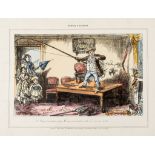 Leech (John) - Mr.Briggs & His Doings. Fishing,  the set of 13 hand-coloured lithographed plates