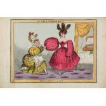 ** Heath (William) - A la mode 1828 [- 1829], 3 hand-coloured engravings depicting/satirising