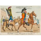 Woodward (George Moutard) Attributed to. - John Bull bringing Bonaparte to London!! an invasion