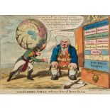 Williams (Charles) - The Modern Atlas asking a favor of John Bull; The Continental Dock-yard;