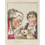 Rowlandson (Thomas).- Woodward (George Moutard) - Le Brun, Travested. Or Caricatures of the