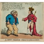 [Rowlandson (Thomas)] - A New French Phantasmagoria, John Bull as a sailor, staring mystified at