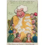 Rowlandson (Thomas) - The Head of the Family in Good Humour, after Goerge Moutard Woodward, the