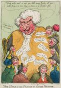Rowlandson (Thomas) - The Head of the Family in Good Humour, after Goerge Moutard Woodward, the