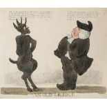 ** Devilry.- Newton (Richard) - An Old Grudge, the devil and a parson verbally spar,    285 x 350