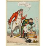 Williams (Charles) - An Imperial Vomit, an early depiction of Prince George in Napoleonic satires,