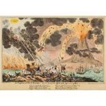Cruikshank (George) - An Eruption of Mount Vesuvius, and the Anticipated Effects of the