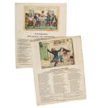 ** Wilson (Harriette).- - 2 broadside satires regarding the social scandal created by Wilson's