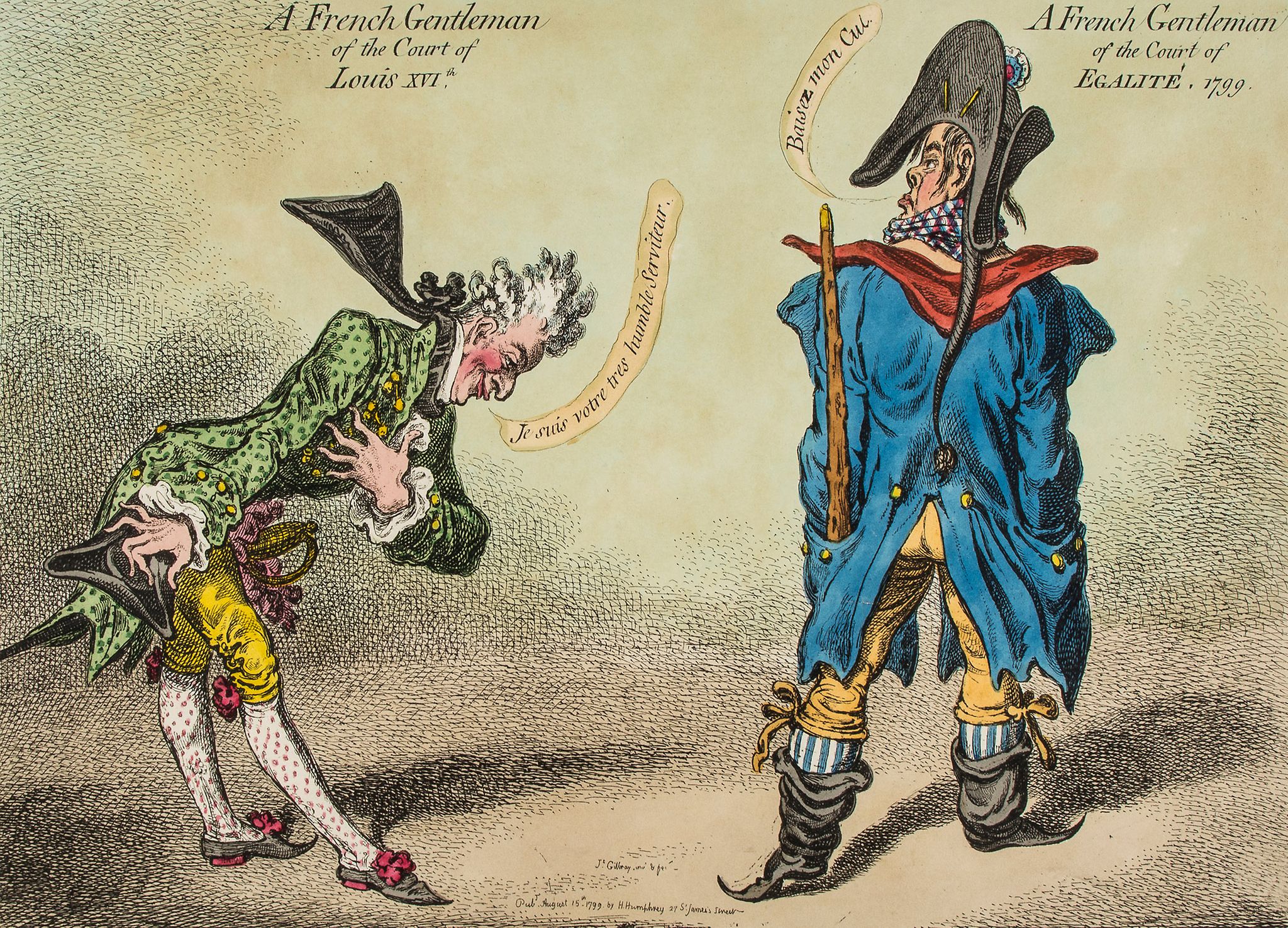 Gillray (James) - A French Gentleman of the Court of Louis XVIth, A French Gentleman of the Court of