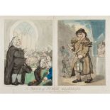 ** Rowlandson (Thomas) - A brace of public guardians, 2 illustrations satirising law  &  order's