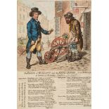 ** Trades &c.- Gillray (James) - The Friend of Humanity and the Knife-Grinder, M.P. for Southwark,