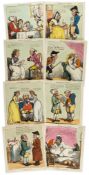 ** Rowlandson (Thomas).- Woodward (George Moutard) - Matrimonial Comforts, the complete set of 8