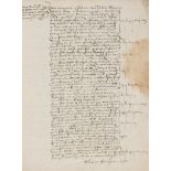 Computus accounts of William - Sydney, deputee of William Waldegrave, receiver of the estates of...