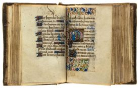 Book of Hours, - Use of Paris, in Latin and French, illuminated manuscript on...  Use of Paris, in