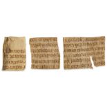 Three small fragments most probably - from the Legenda Aurea of Jacobus de Voragine in Old Czech...