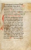 Collection of leaves - from decorated liturgical manuscripts, in Latin  from decorated liturgical