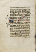 Four leaves from the Throckmorton Hours, - in Latin, on parchment [England, c .1425] Four leaves,