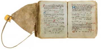 Pocket gradual, - in Latin, decorated manuscript on parchment in Latin, decorated manuscript on
