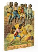 Ten Little Niggers,  first edition,  12 chromolithograph full page illustrations and covers