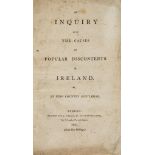 Ireland.- [Parnell (William)] - An Inquiry into the Causes of Popular Discontents in Ireland,  first