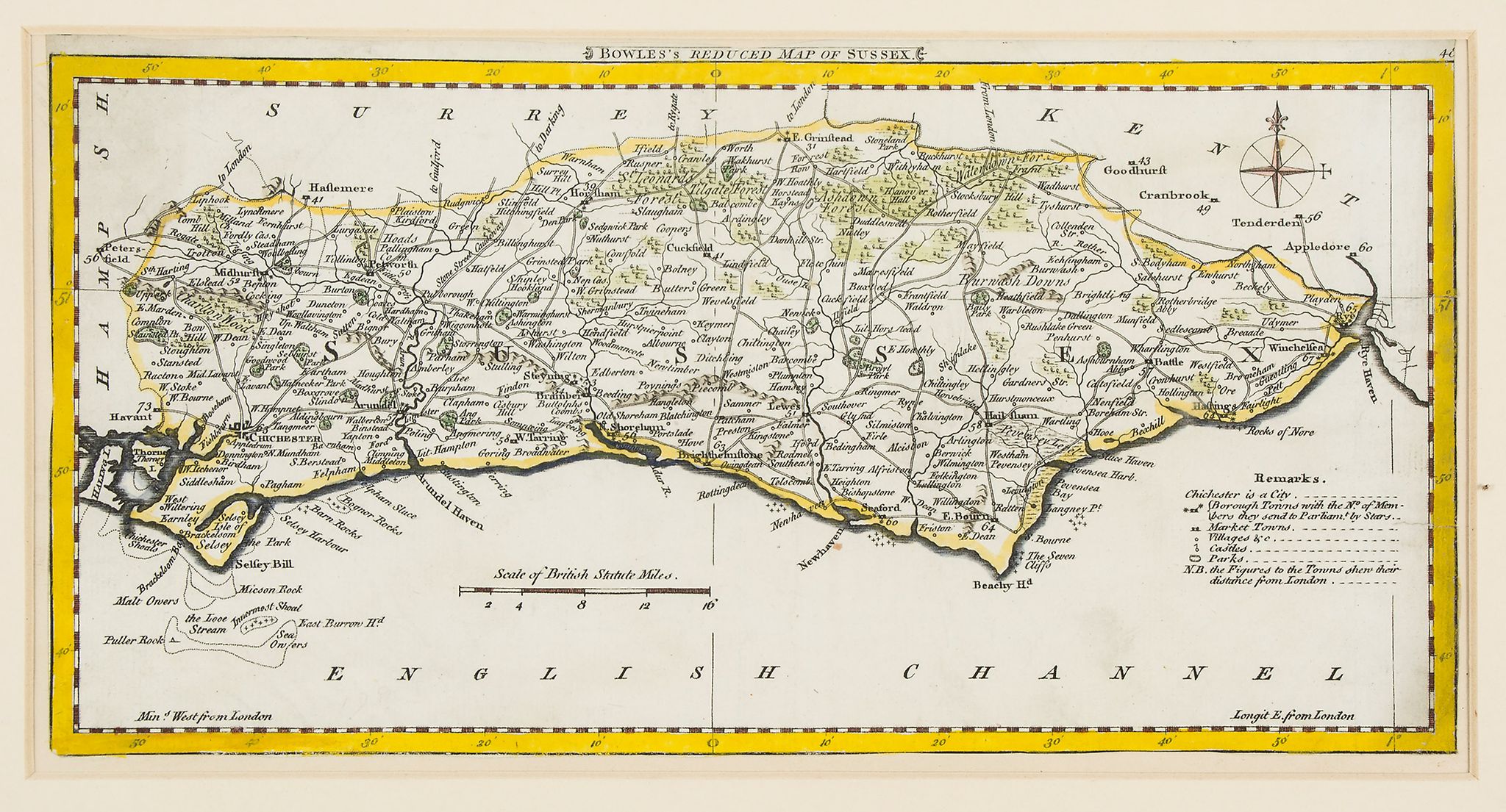 Middlesex.- Duncan (J.) - New Map of the County of Middlesex, Divided into Hundreds  New Map of - Image 2 of 4