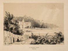 Channel Islands.- Naftel (Paul Jacob) - Sketches in Guernsey,  lithographed title and 39 plates,
