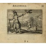 Emblemata.- Heinsius (Daniel) - Emblemata Amatoria,  A1 blank, engraved pictorial title and 49