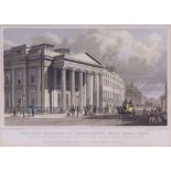 A group of 27 engravings of hospitals in London and elsewhere, including Guys, Chelsea, Greenwich,