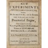 Boyle -  New Experiments Physico-Mechanical, touching the Spring of the Air  ( The Hon  . Robert)