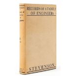 Stevenson (Robert Louis) - Records of a Family of Engineers,  first edition  ,   title printed in