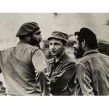 -. Osvaldo Salas (1914-1992) - Fidel Castro and Leonid Brezhnev, 1970s Three gelatin silver