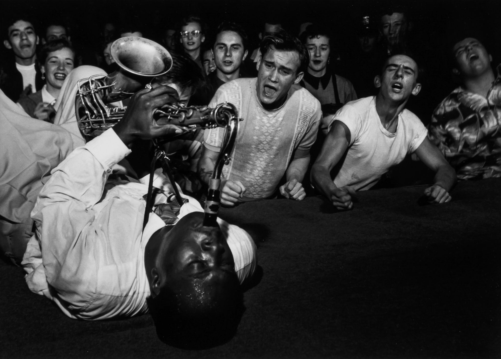 Bob Willoughby (1927-2009) - Big Jay McNeely, 1951 Gelatin silver print, printed later, signed,