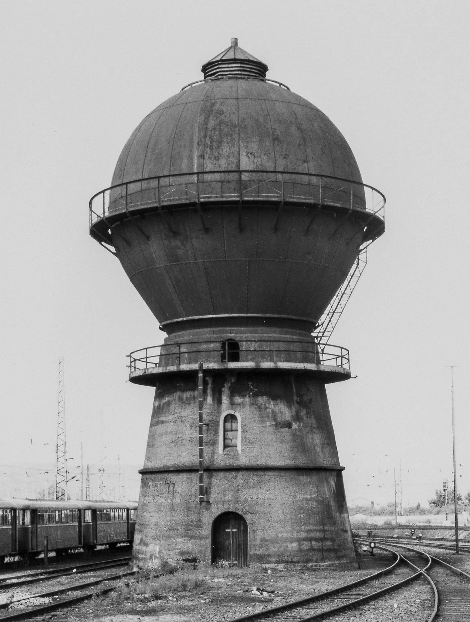 Bernd & Hilla Becher (1931-2007)(b.1934) - Water Tower gelatin silver print, 1982, signed in