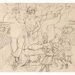 Betty Swanwick (1915-1989) - Untitled pencil on paper 18 x 19 in., 45.7 x 48.3 cm Provenance: Studio
