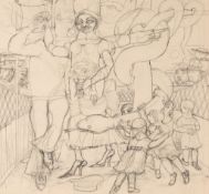 Betty Swanwick (1915-1989) - Untitled pencil on paper 18 x 19 in., 45.7 x 48.3 cm Provenance: Studio