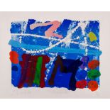 Albert Irvin (1922-2015) - Menion screenprint in colours, 1996, signed, titled and dated in