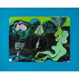 Ceri Richards (1903-1971) - Origin of Species screenprint in colours, 1971, signed, dated and