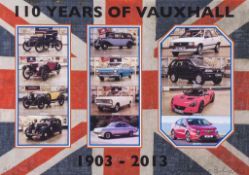 Peter Blake (b.1932) - 100 Years of Vauxhall glicee printed in colours, 2013, signed and