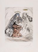 Salvador Dalí (1904-1989) - Sainte Anne (M.&L.132; F.65-3) etching and aquatint printed in colours