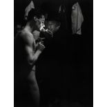 Humphrey Spender (1910-2005) - Newcastle United FC Changing Room, 1938 Gelatin silver print, printed