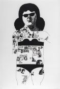 Peter Blake (b.1932) - Tattooed Lady screenprint, 1984, signed in pencil, numbered 98/100, published