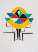 Sonia Delaunay (1885-1979) - Danseuse Polychrome lithograph printed in colours, 1969, signed in