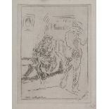 Walter Sickert (1860-1942)(after) - Wellington House etching, signed and titled within the plate,