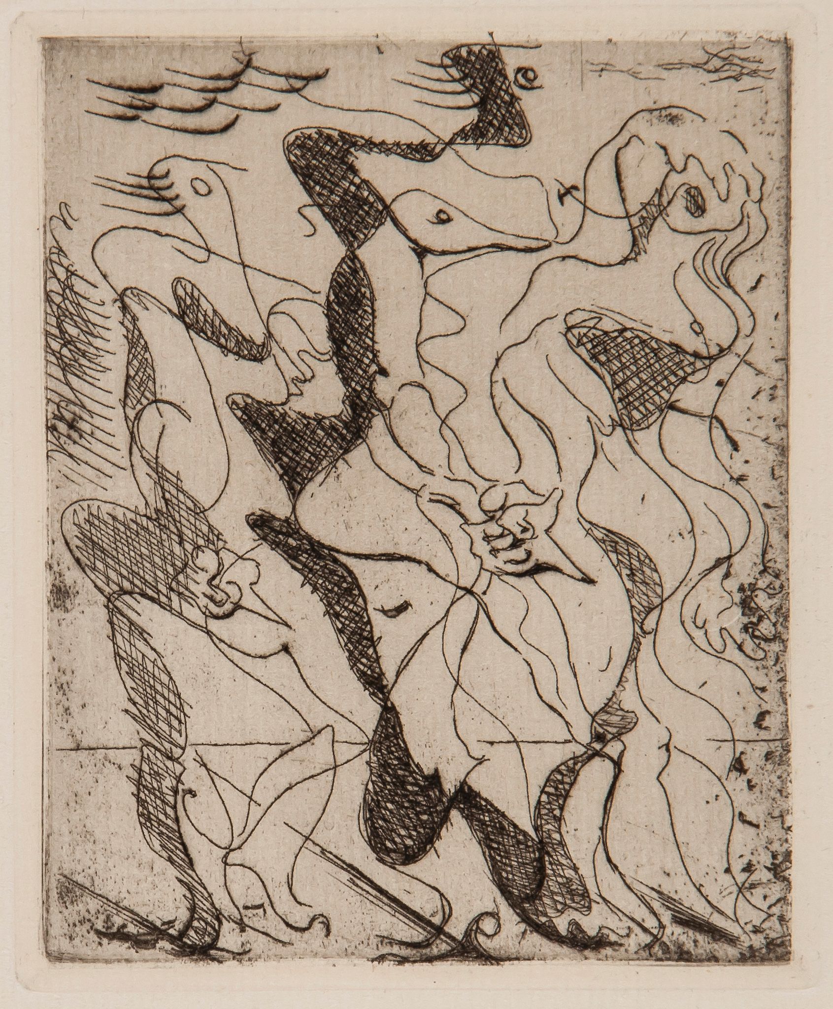 Andre Masson (1896-1987) - From. Ximenès Malinjoude three etchings, proofs aside from the edition of - Image 3 of 3