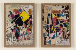 Arthur Aeschbacher (b.1923) - Schéma de Structure + Mr Clavier Tempéré two works on cardboard, 1963,