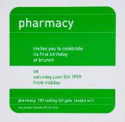 Damien Hirst (b.1965) - Pharmacy Birthday Cards two offset lithographs printed in colours, 1999,