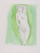 Man Ray (1890-1976) - Kiki etching with aquatint printed in colours, 1971, signed in pencil,