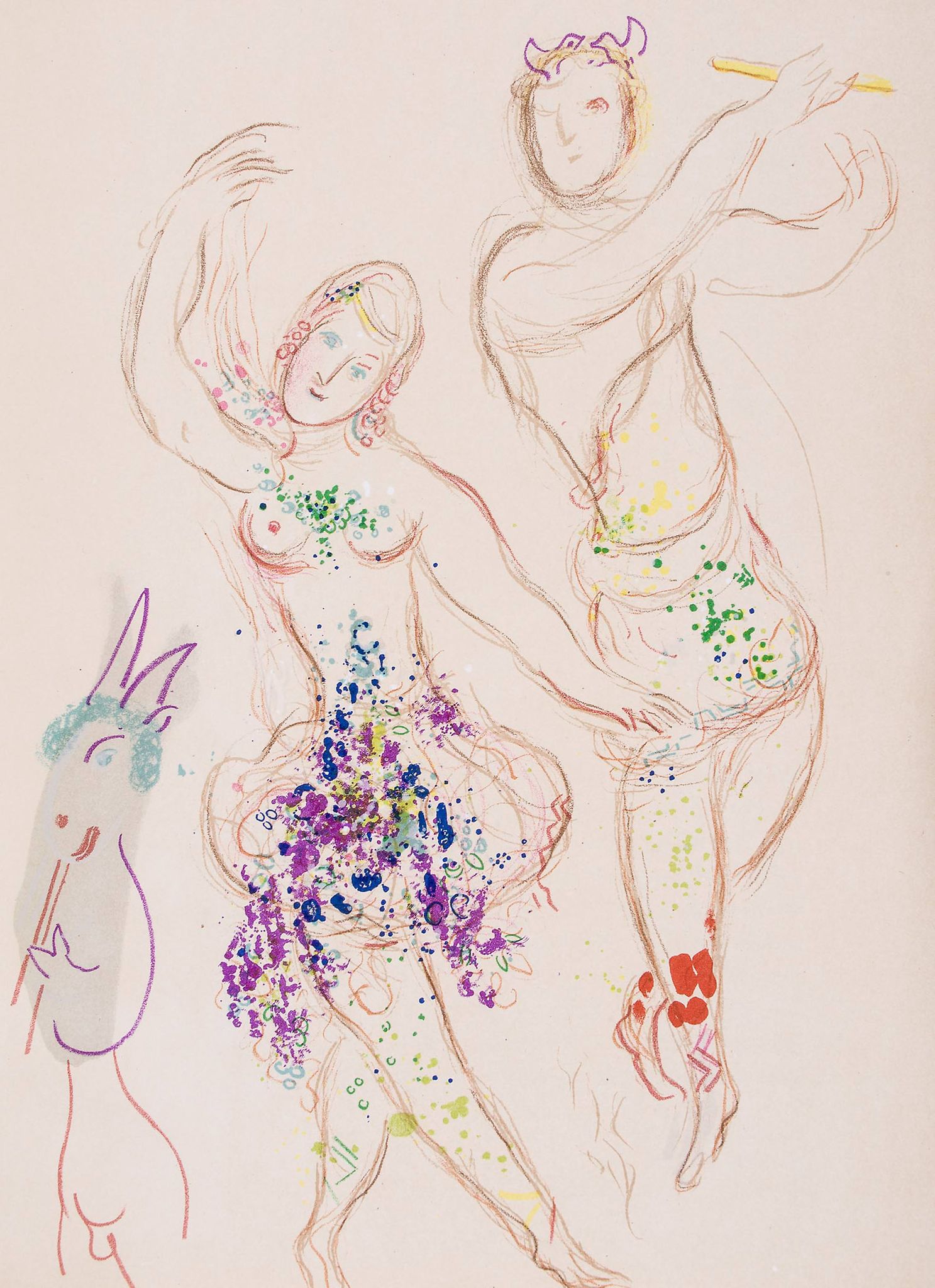 Marc Chagall (1887-1985) - Le Ballet (C.78) the book, 1969, comprising one lithograph printed in - Image 2 of 2